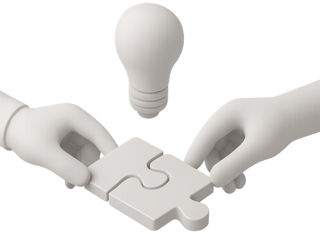 Idee im Zusammenspiel der Haende e1761227857546